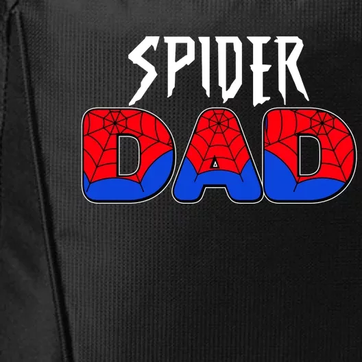 Funny Spider Dad Matching Family Shirts City Backpack