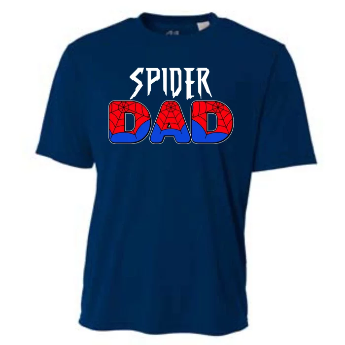 Funny Spider Dad Matching Family Shirts Cooling Performance Crew T-Shirt