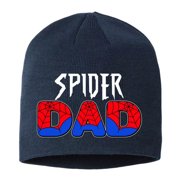 Funny Spider Dad Matching Family Shirts 8 1/2in Sustainable Knit Beanie