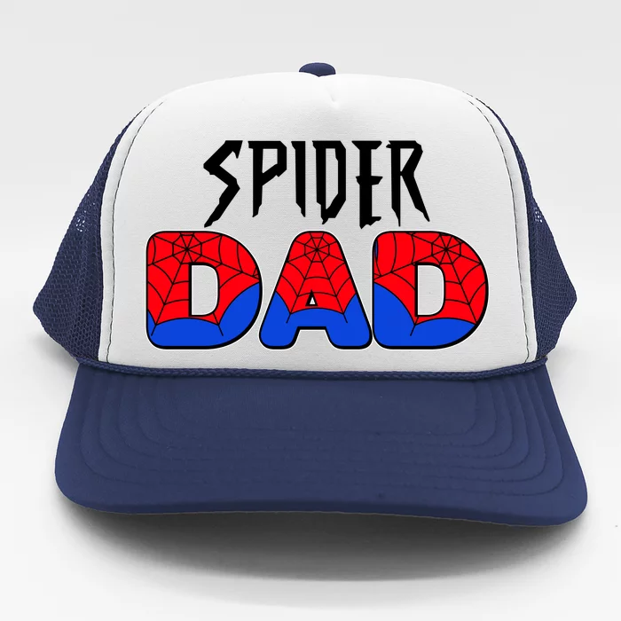 Funny Spider Dad Matching Family Shirts Trucker Hat