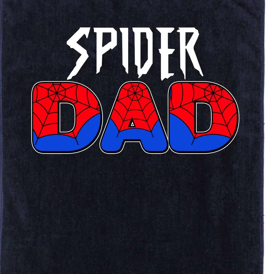 Funny Spider Dad Matching Family Shirts Platinum Collection Golf Towel