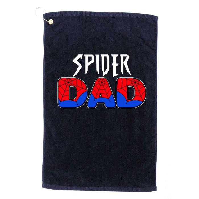 Funny Spider Dad Matching Family Shirts Platinum Collection Golf Towel