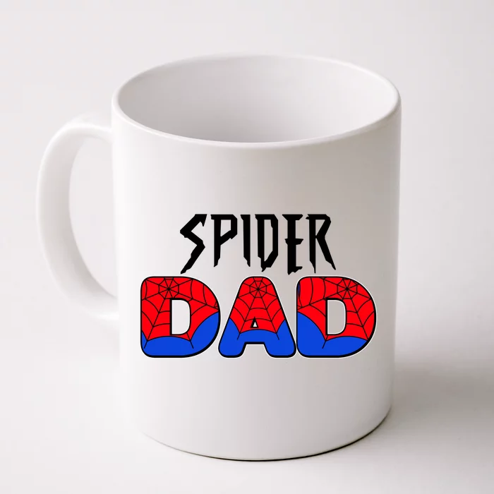 Funny Spider Dad Matching Family Shirts Front & Back Coffee Mug