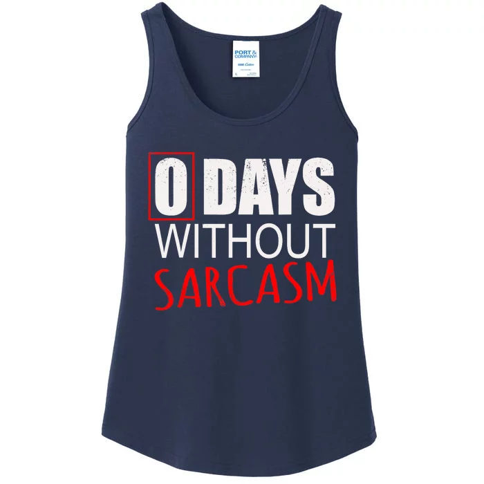 Funny Sarcastic Design Ladies Essential Tank