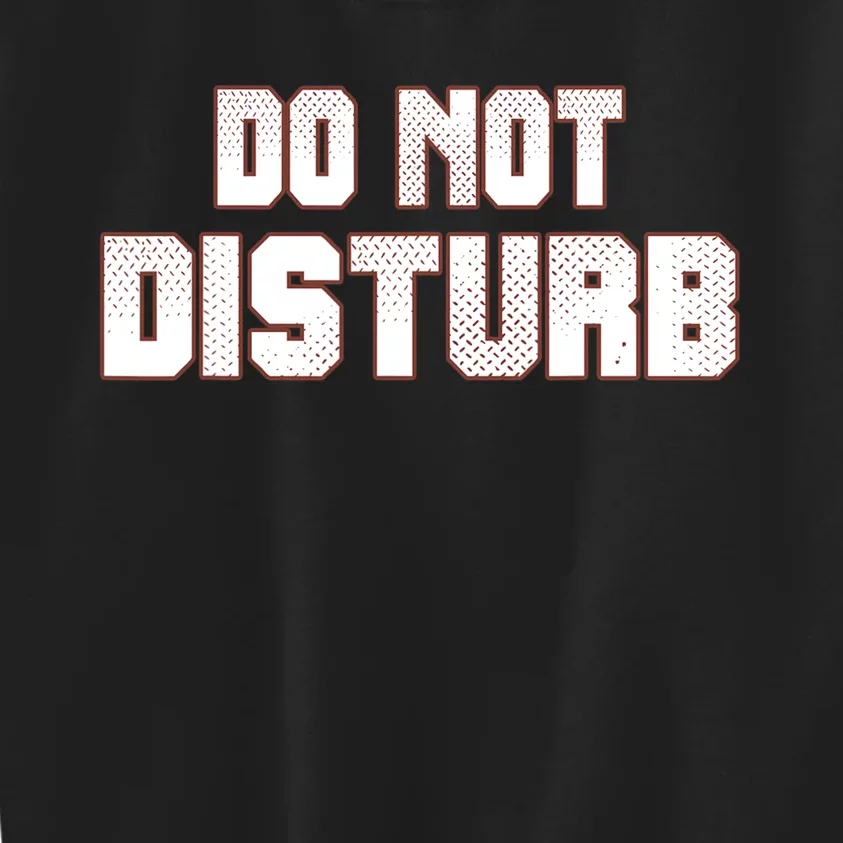 Funny Sayings; Do Not Disturb Kids Sweatshirt