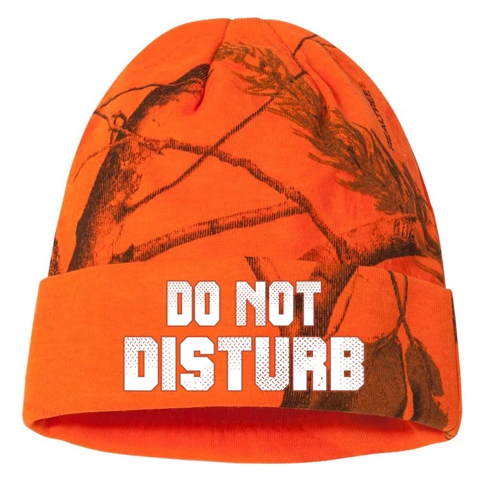 Funny Sayings; Do Not Disturb Kati - 12in Camo Beanie