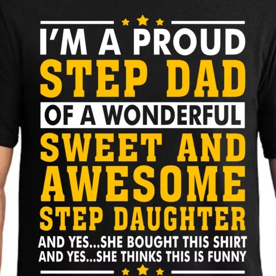 Funny Step Dad Gift Fathers Day Gift Step Daughter Stepdad Gift Pajama Set