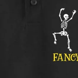 Funny Skeletons Dancing Dance Challenge Halloween Dry Zone Grid Performance Polo