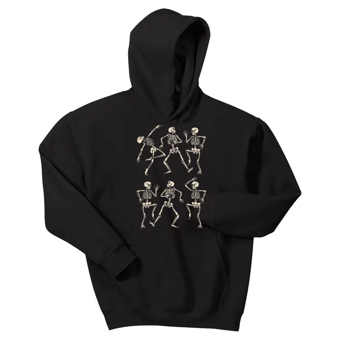 Funny Skeletons Dance Halloween Kids Hoodie