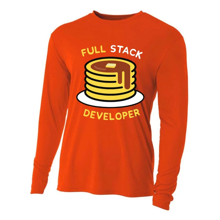 Full Stack Developer Programmer Funny Cooling Performance Long Sleeve Crew