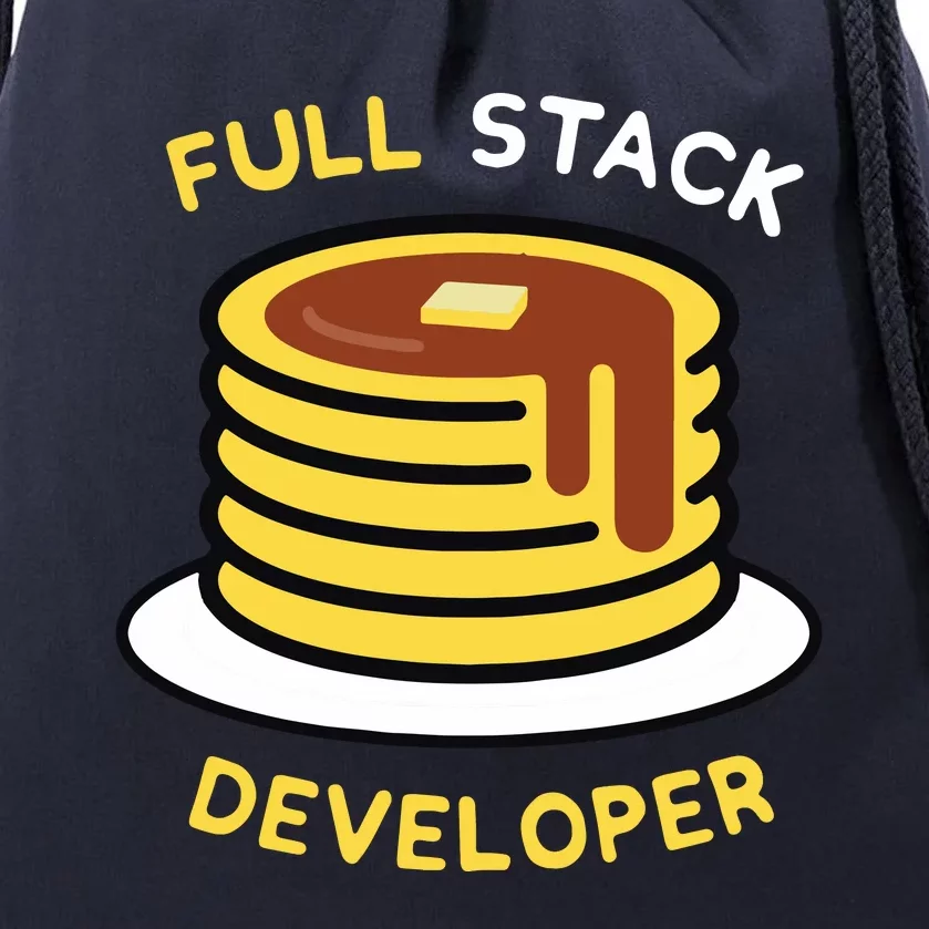 Full Stack Developer Programmer Funny Drawstring Bag