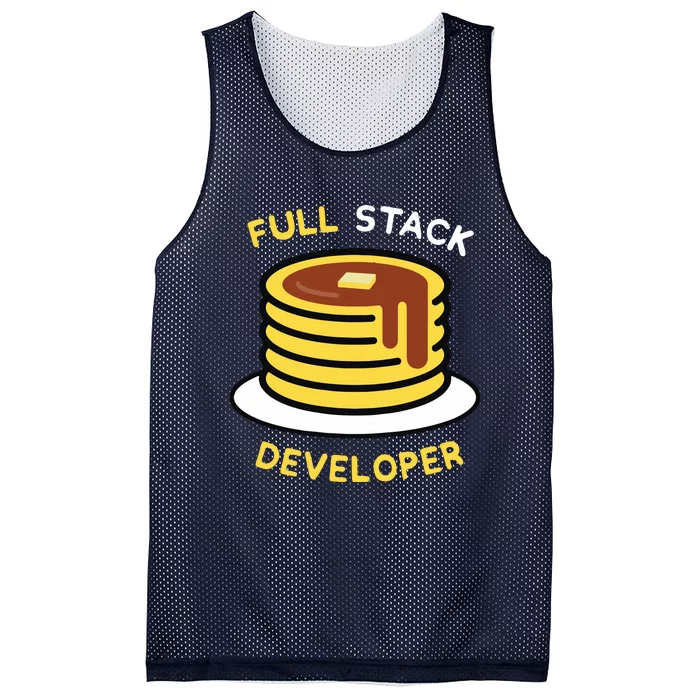 Full Stack Developer Programmer Funny Mesh Reversible Basketball Jersey Tank