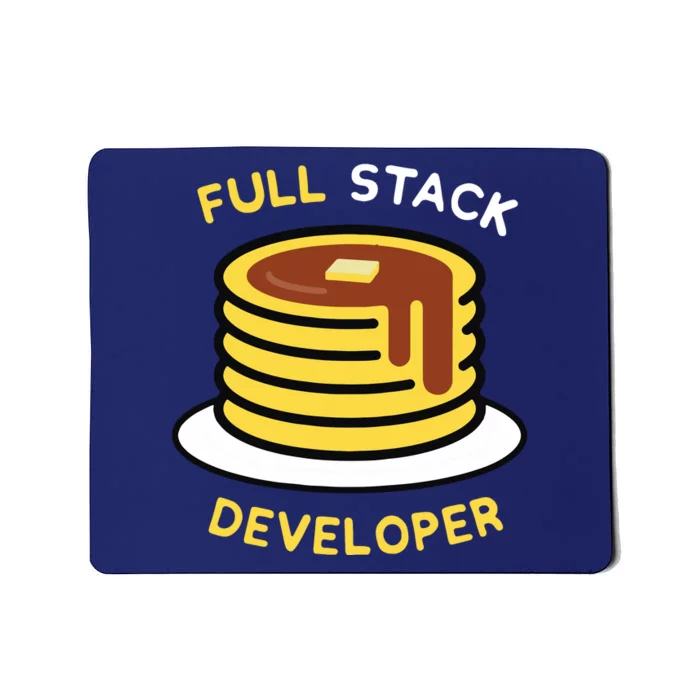 Full Stack Developer Programmer Funny Mousepad