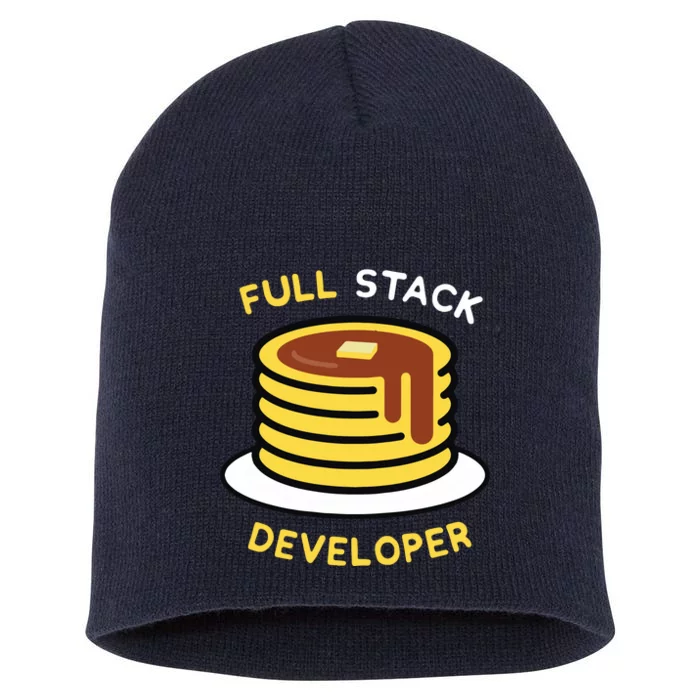 Full Stack Developer Programmer Funny Short Acrylic Beanie