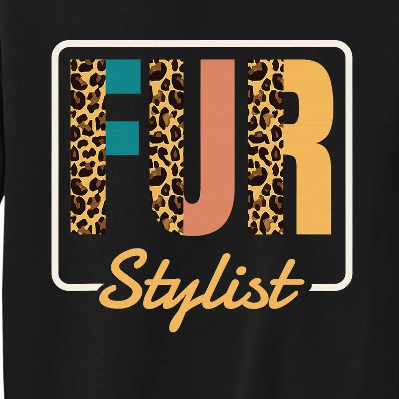 Fur Stylist, Dog Grooming Puppy Groomers Tall Sweatshirt