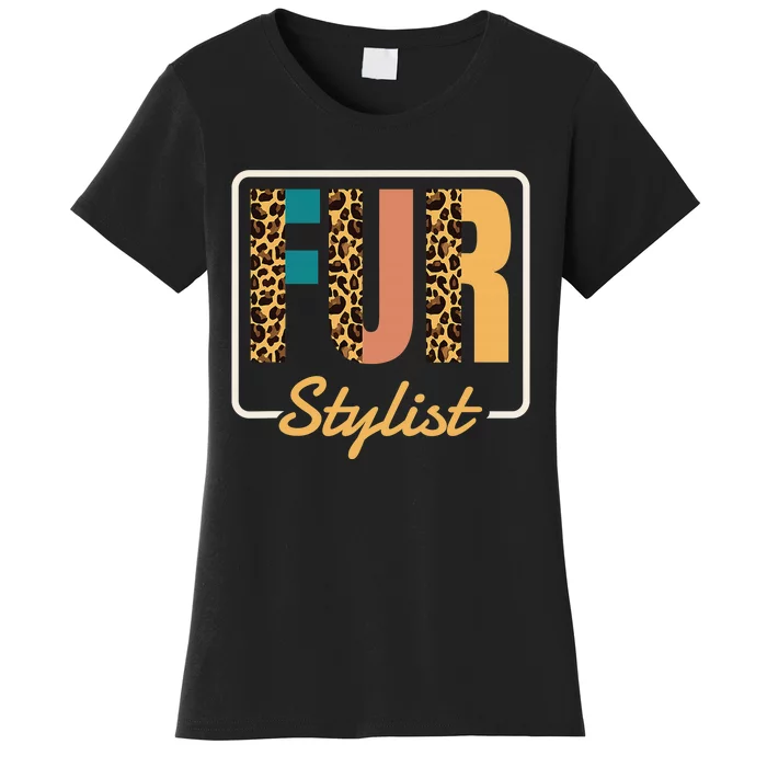 Fur Stylist, Dog Grooming Puppy Groomers Women's T-Shirt