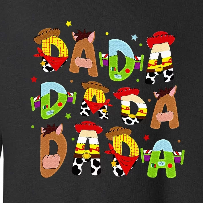 Funny Story Dada Toy Boy Dad Fathers Day Toddler Sweatshirt