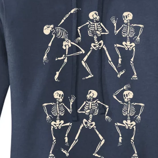 Funny Skeletons Dance Halloween Women's Pullover Hoodie