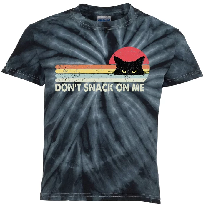 Funny Sarcastic DonT Snack On Me Kids Tie-Dye T-Shirt