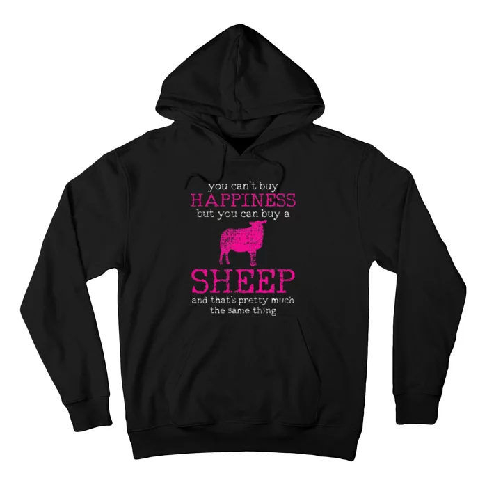 Funny Sheep Design for Farmers and Sheep Lovers Hoodie