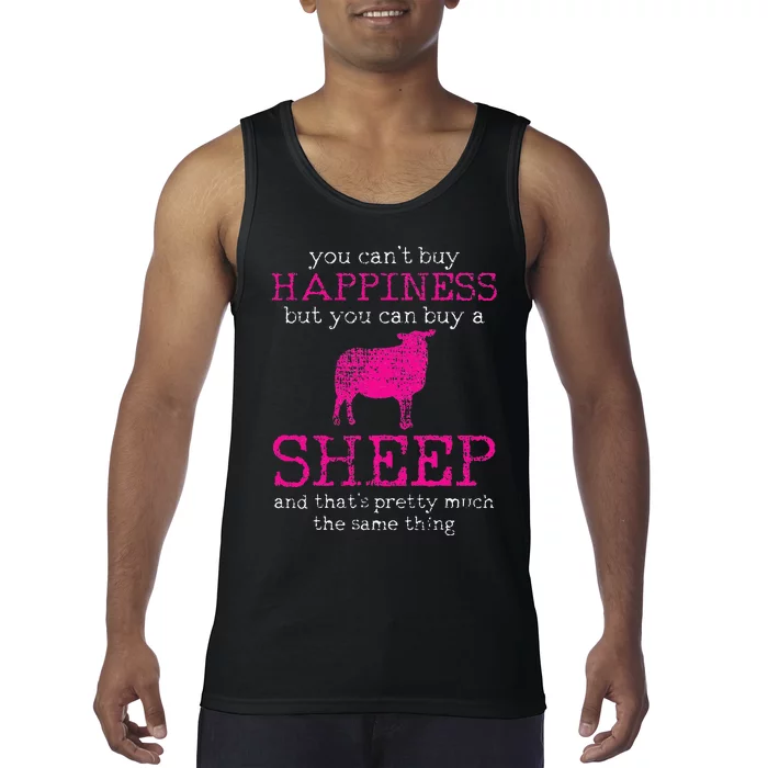 Funny Sheep Design for Farmers and Sheep Lovers Tank Top