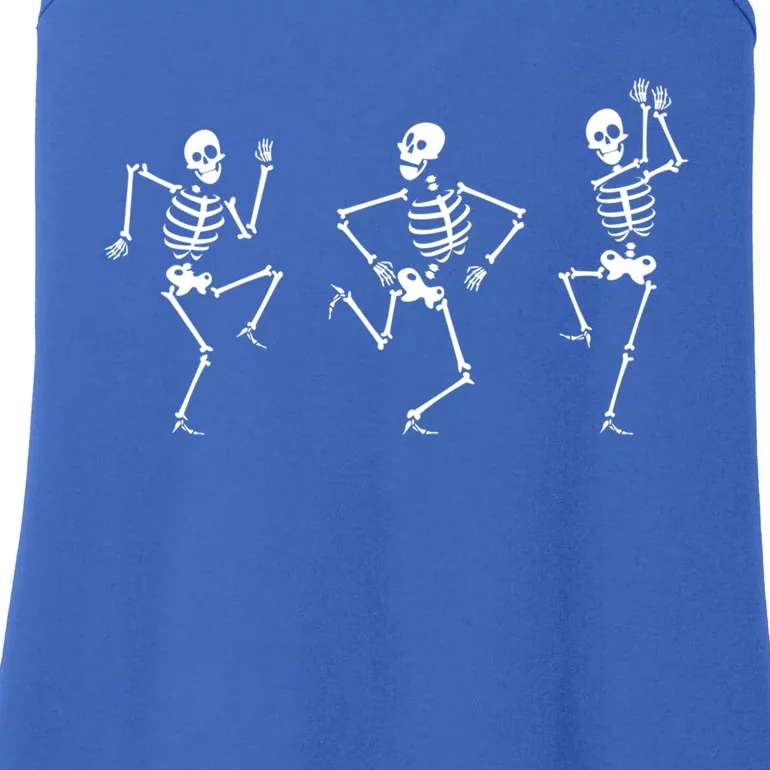 Funny Skeletons Dance Challenge Halloween Dancing Skeletons Gift Ladies Essential Tank