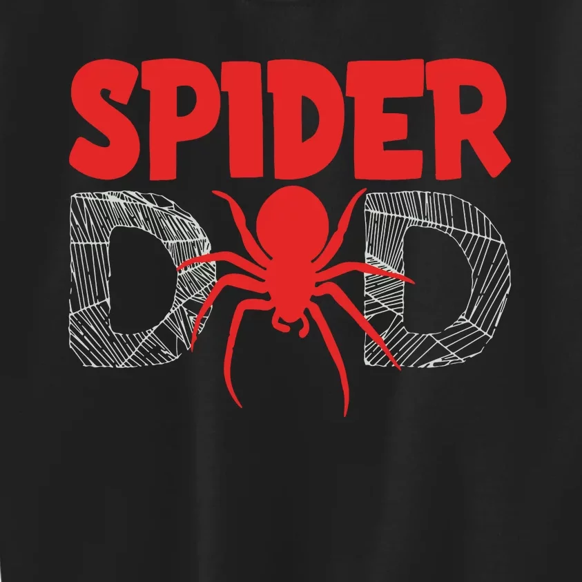 Funny Spider Dad Design For Male Parents Spider Lovers Kids Sweatshirt