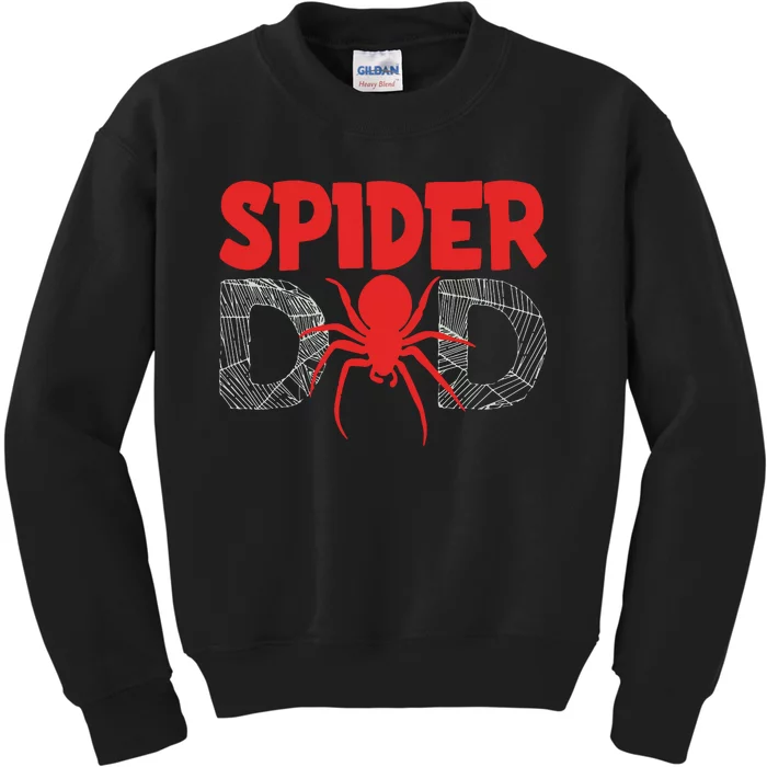 Funny Spider Dad Design For Male Parents Spider Lovers Kids Sweatshirt