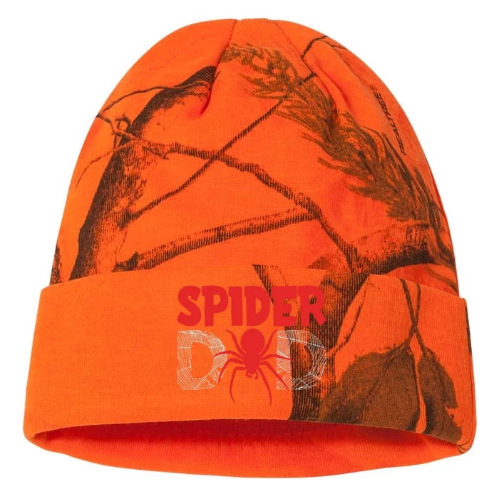 Funny Spider Dad Design For Male Parents Spider Lovers Kati - 12in Camo Beanie