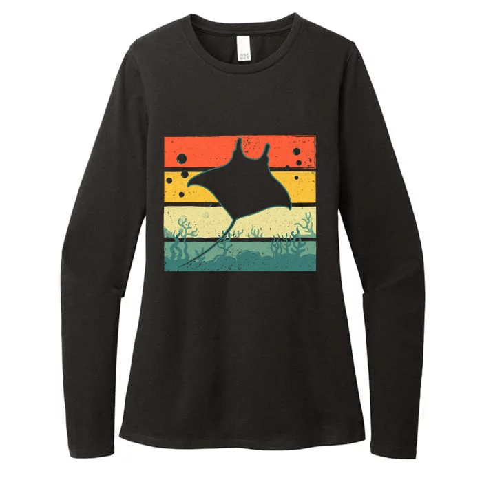 Funny Stingray Design For Men Women Kids Ocean Animal Lovers Womens CVC Long Sleeve Shirt