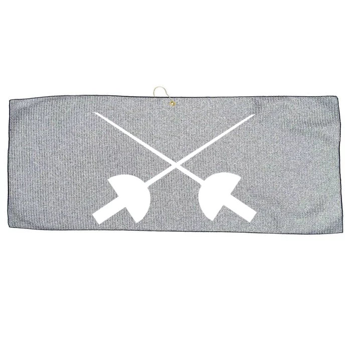 Fencing Saber Epee Fence Gift Large Microfiber Waffle Golf Towel