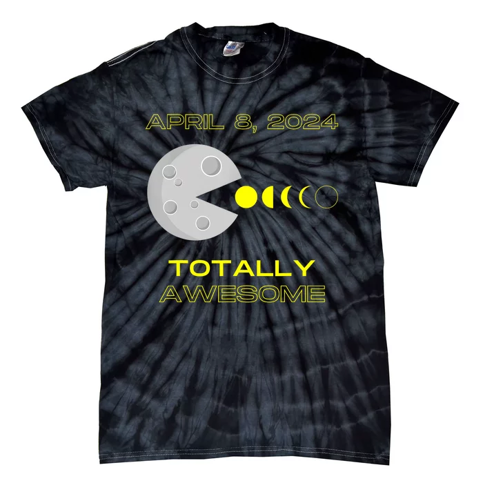 Funny Solar Eclipse April 8 2024 Eclipse Gamer Tie-Dye T-Shirt