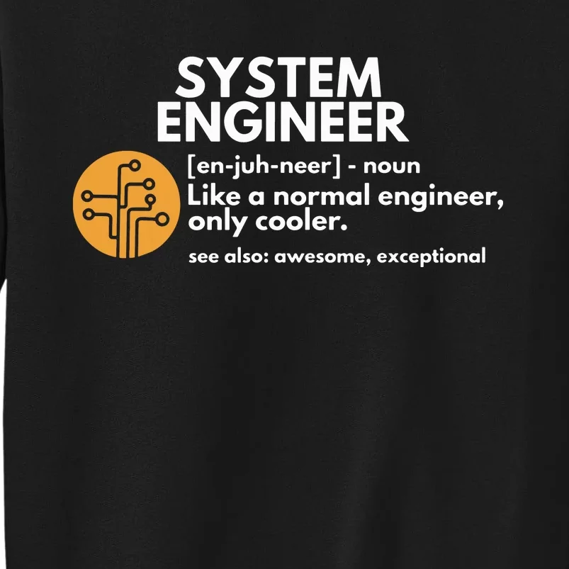 Funny System Engineer Definition Software Engineering Gift Sweatshirt