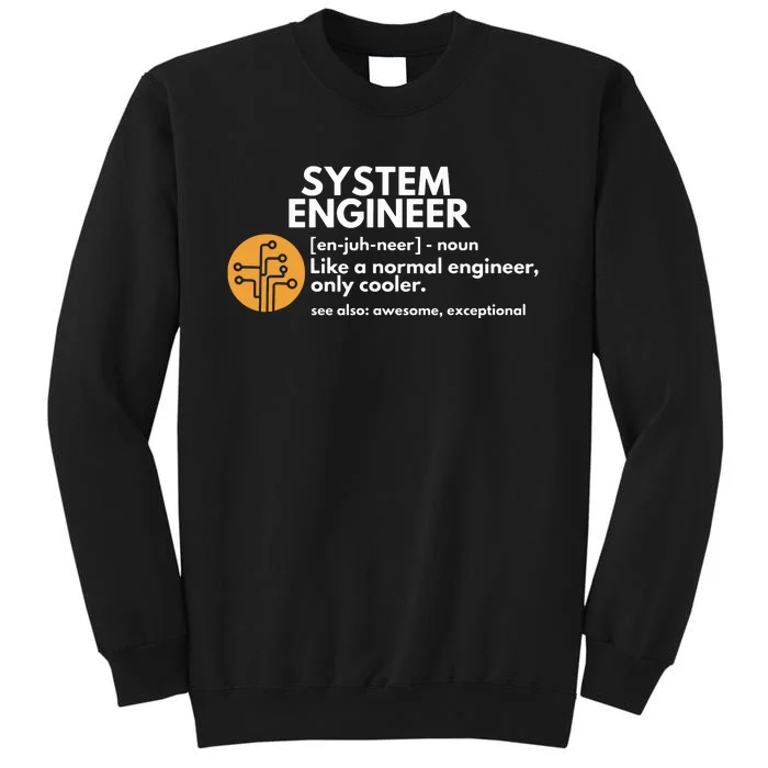 Funny System Engineer Definition Software Engineering Gift Sweatshirt