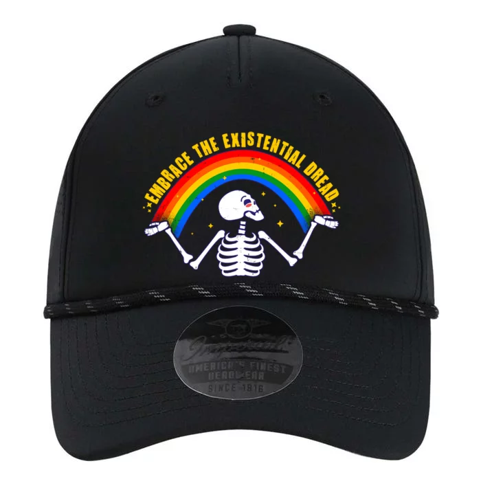 Funny Skeleton Embrace The Existential Dread Performance The Dyno Cap