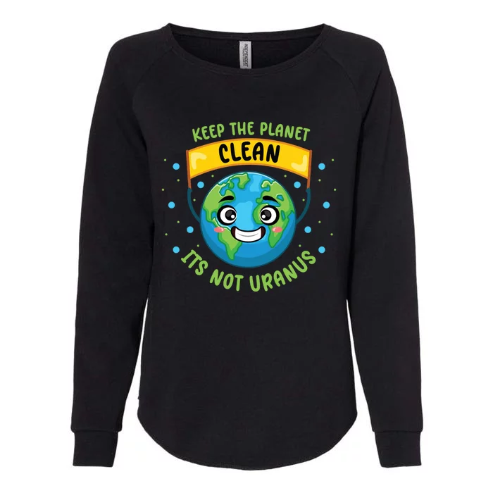 Funny Science Earth Day Awareness Climate Change Protest Gift Womens California Wash Sweatshirt