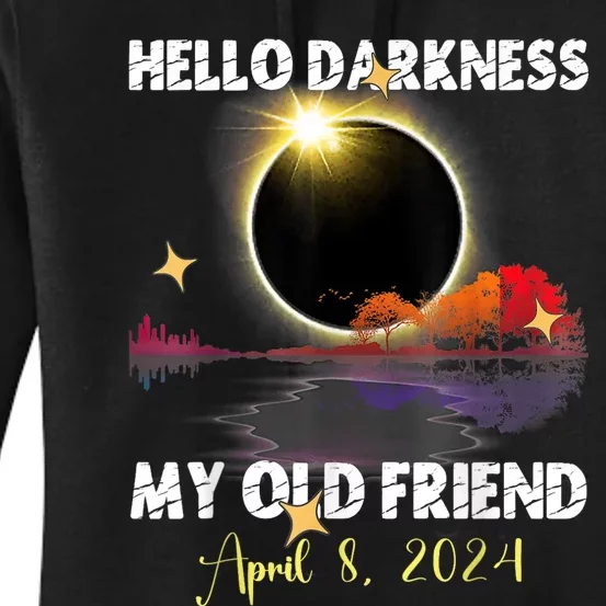 Funny Solare Eclipse April 08 2024 Women's Pullover Hoodie