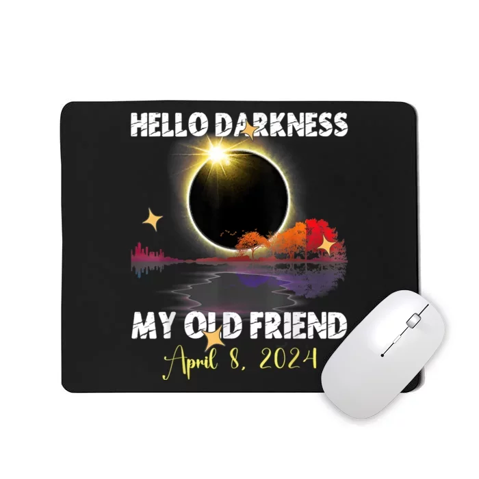 Funny Solare Eclipse April 08 2024 Mousepad