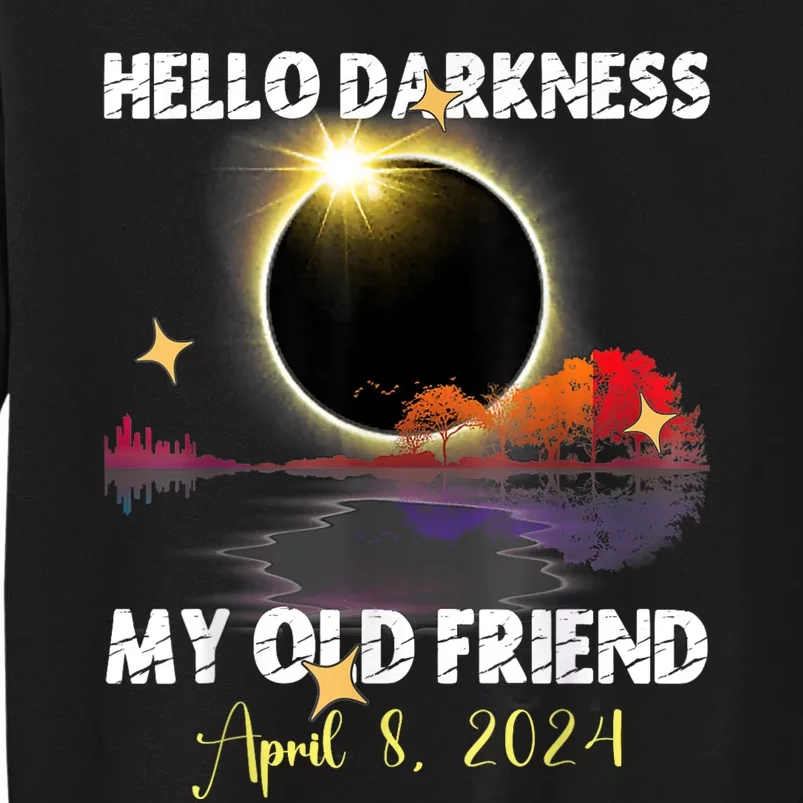 Funny Solare Eclipse April 08 2024 Tall Sweatshirt