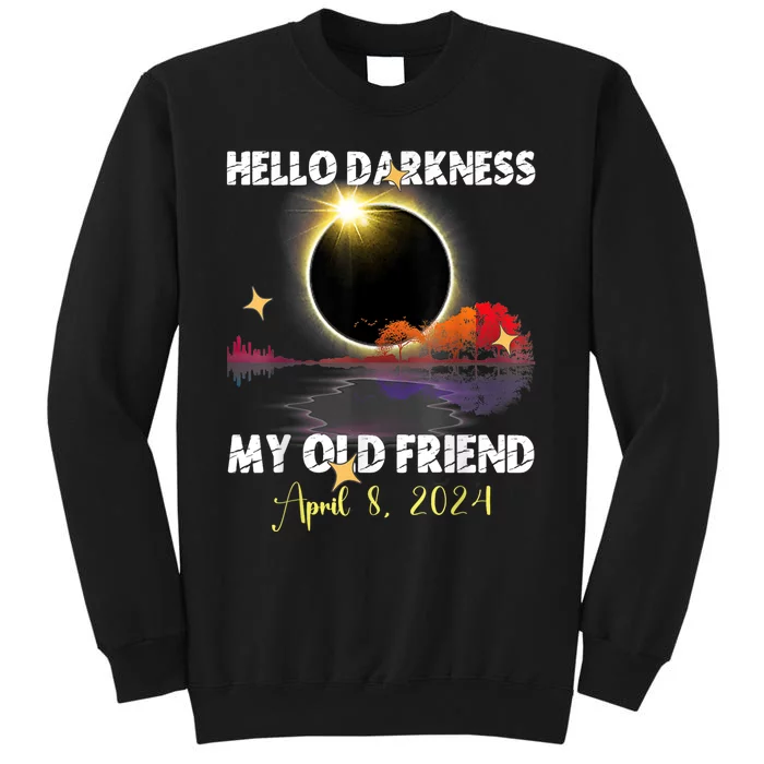 Funny Solare Eclipse April 08 2024 Tall Sweatshirt