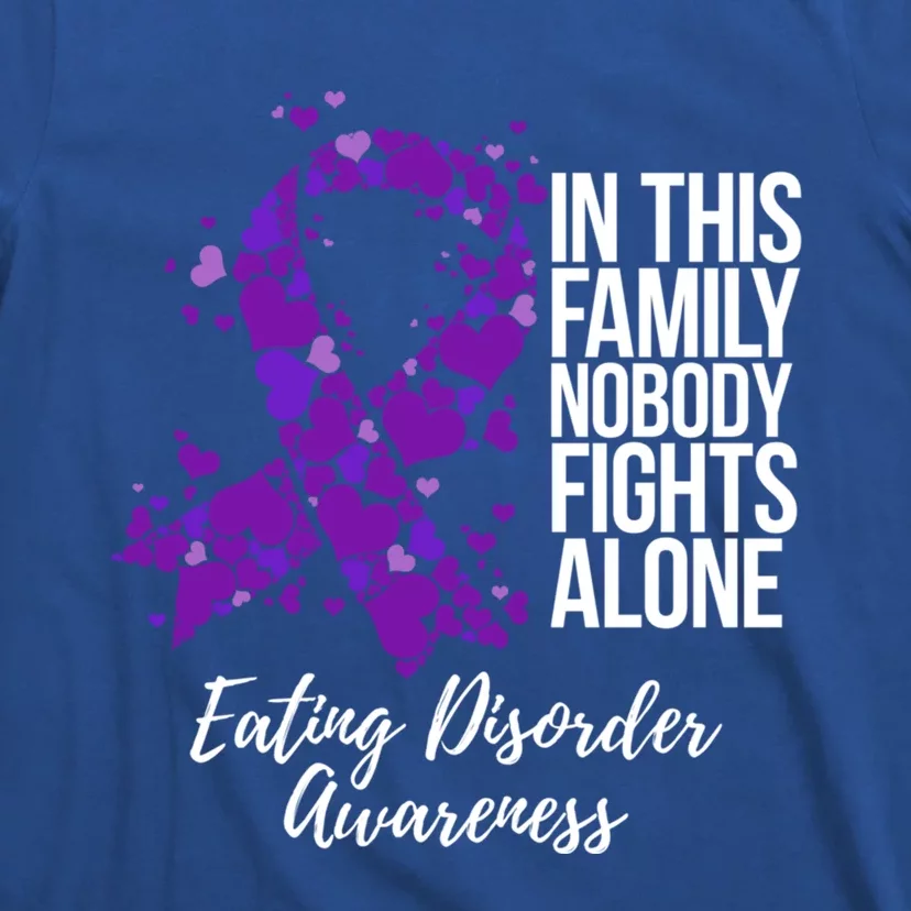 Family Support Eating Disorder Awareness Cute Gift T-Shirt