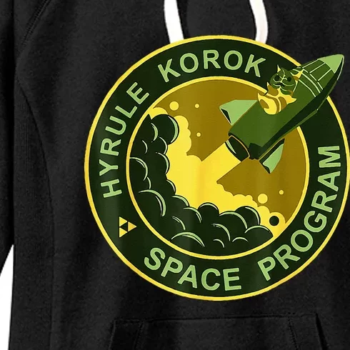 Funny Space Exploration Tee Hyrule Korok Space Program Women's Fleece Hoodie