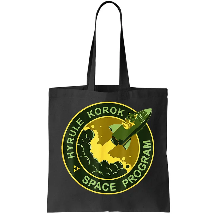 Funny Space Exploration Tee Hyrule Korok Space Program Tote Bag