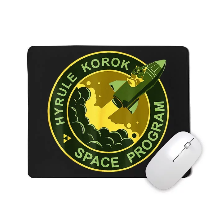 Funny Space Exploration Tee Hyrule Korok Space Program Mousepad