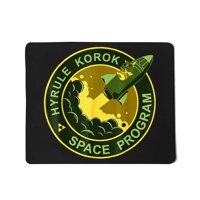 Funny Space Exploration Tee Hyrule Korok Space Program Mousepad