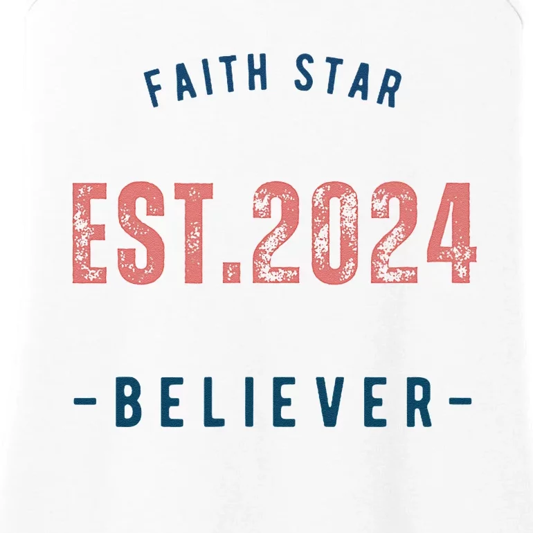 Faith Star Est.2024 Believer Ladies Essential Tank