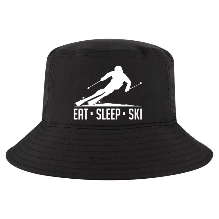 Funny Skiing Eat Sleep Ski Cute Gift Cool Comfort Performance Bucket Hat