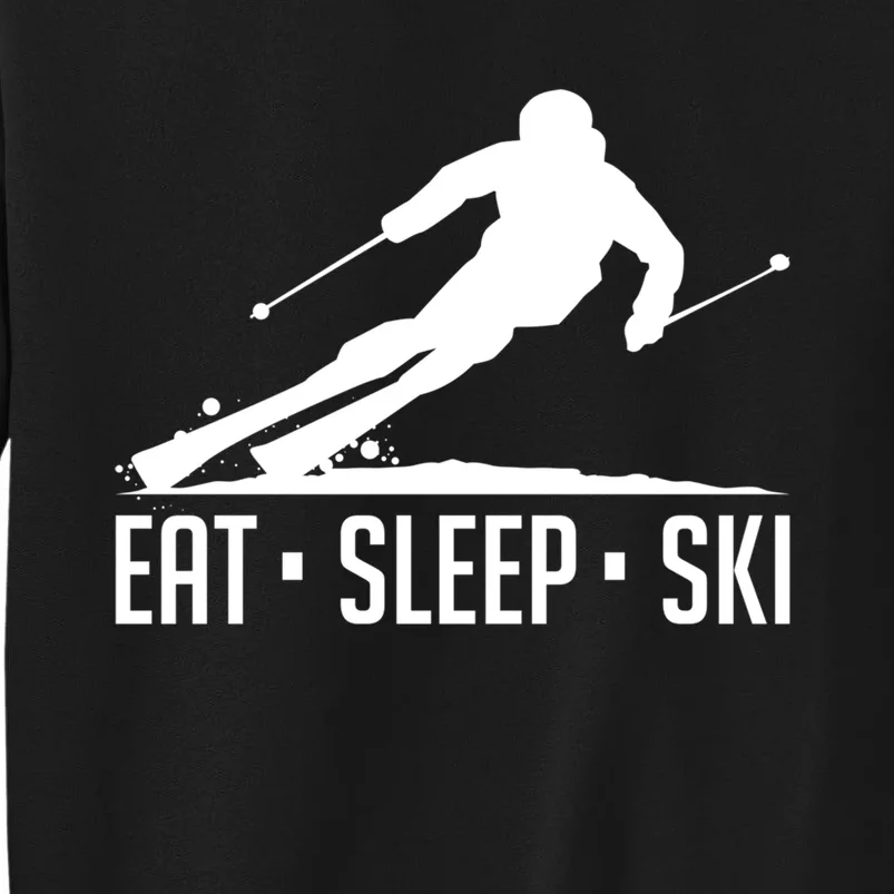 Funny Skiing Eat Sleep Ski Cute Gift Sweatshirt