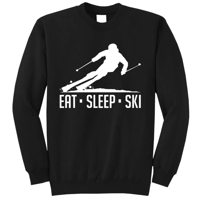 Funny Skiing Eat Sleep Ski Cute Gift Sweatshirt