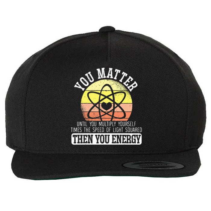 Funny Science Experiement Biology Scientist Chemistry Wool Snapback Cap